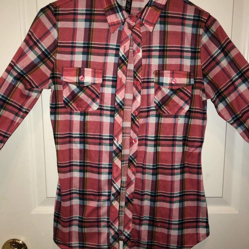 plaid shirt
